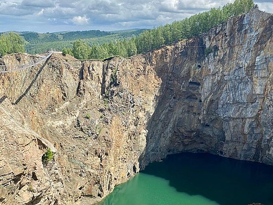 Туимский провал. Фото пресс-службы МТС